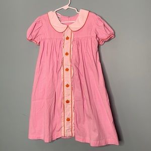 Smockingbird 4t pumpkin dress.